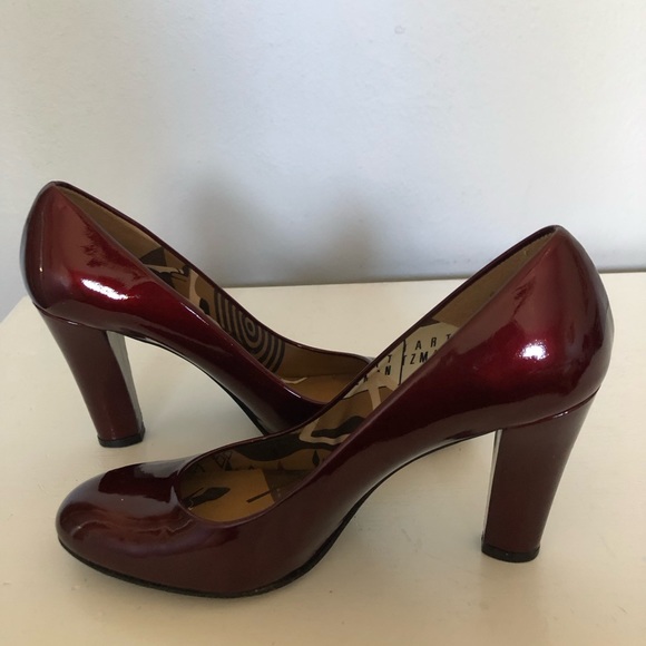 Stuart Weitzman Ruby Pumps Patent Leather Size 8.5 N GUC - Picture 4 of 7
